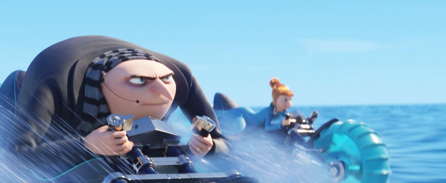 Gru and Lucy Wilde from Universal Pictures' Despicable Me 3 (2017)