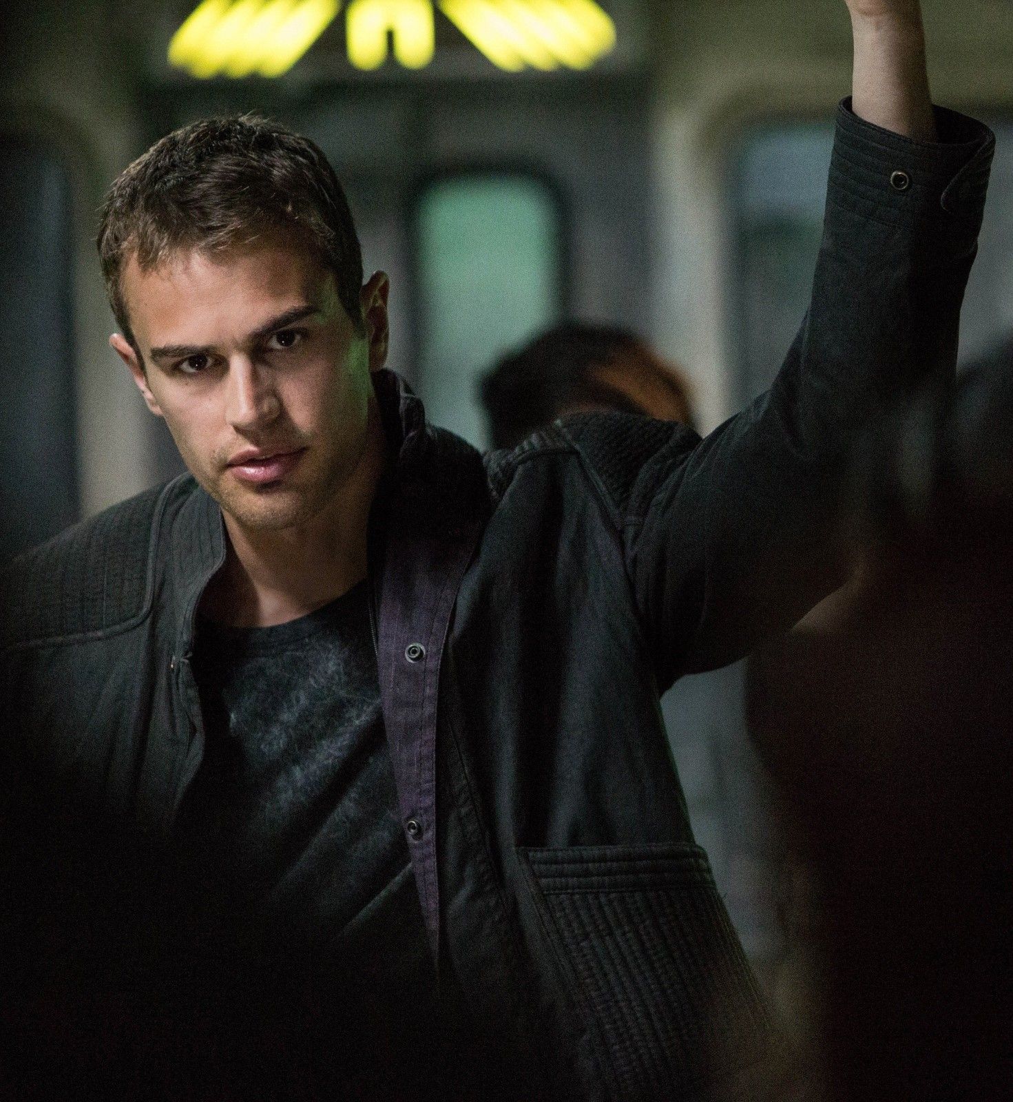 Theo James stars as Four in Summit Entertainment's Divergent (2014)