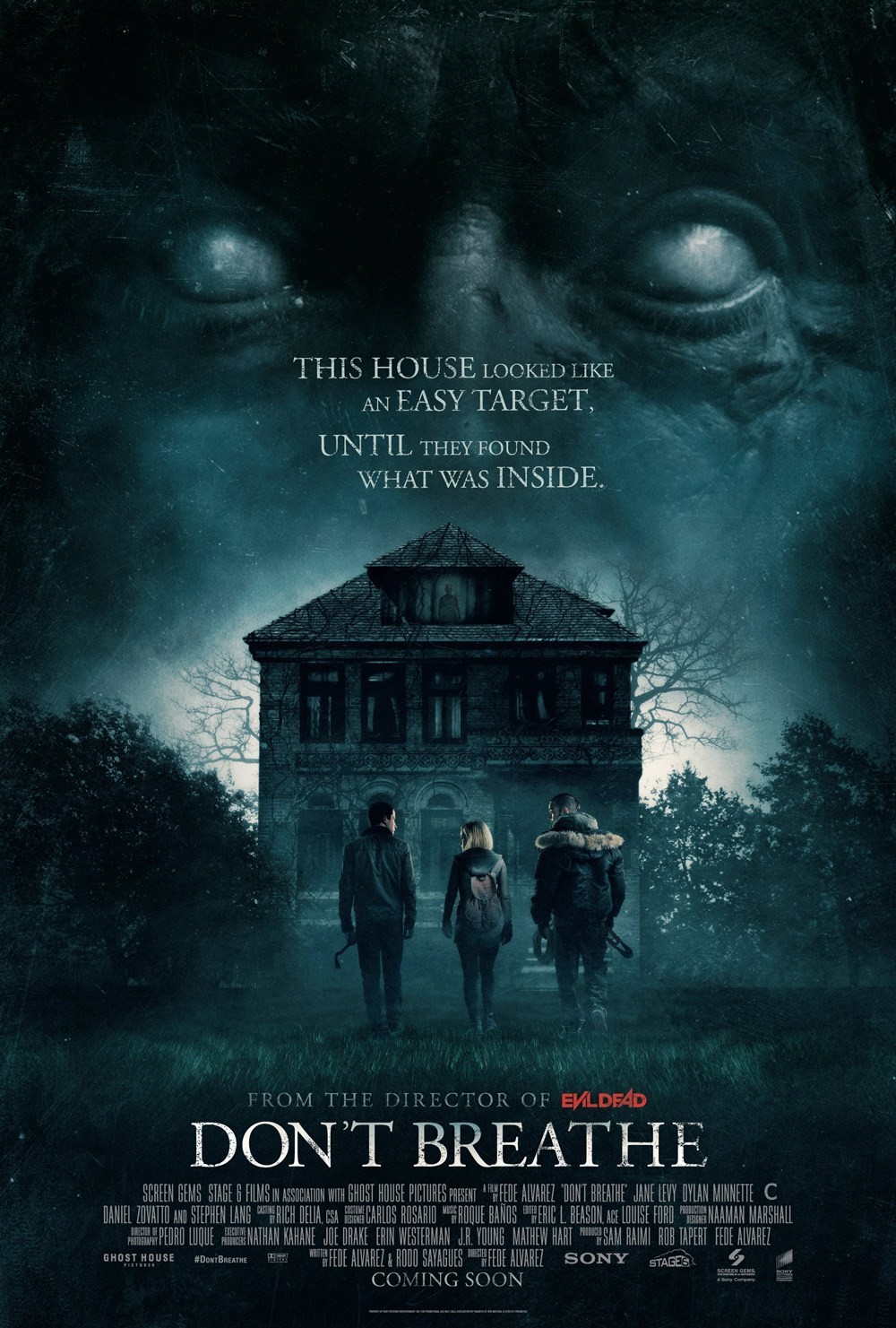 Poster of Screen Gems' Don't Breathe (2016)