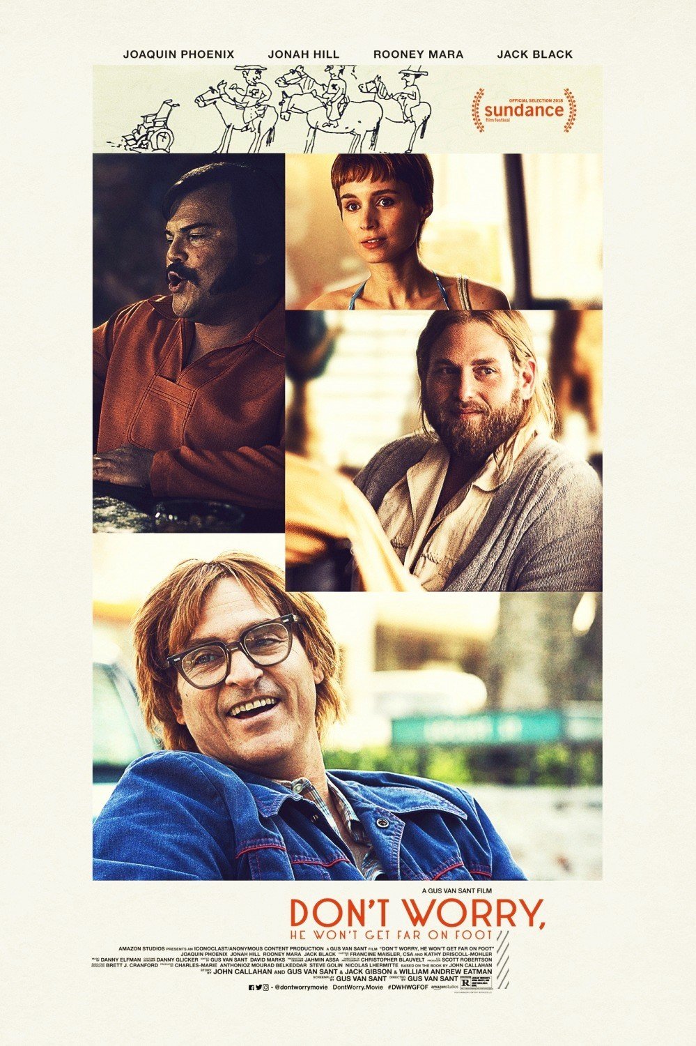 Poster of Amazon Studios' Don't Worry, He Won't Get Far on Foot (2018)