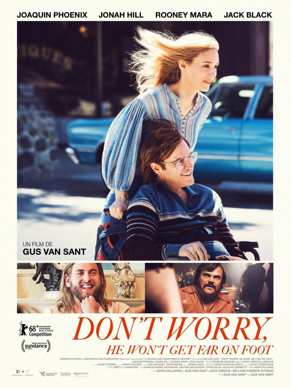 Poster of Amazon Studios' Don't Worry, He Won't Get Far on Foot (2018)
