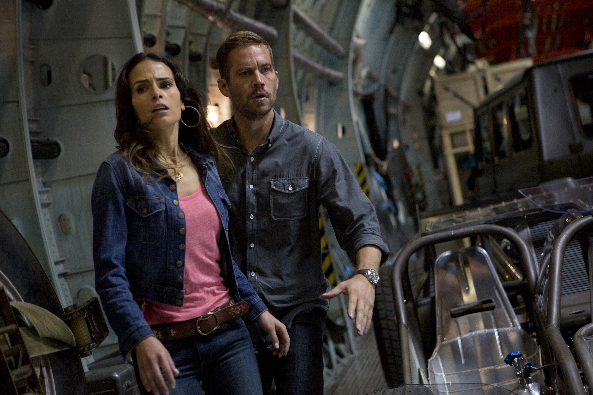 Jordana Brewster stars as Mia Toretto and Paul Walker stars as Brian O'Conner in Universal Pictures' Fast and Furious 6 (2013)