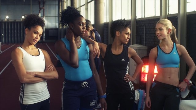 Lenora Crichlow, Lashana Lynch, Lorraine Burroughs and Lily James in StudioCanal's Fast Girls (2012)