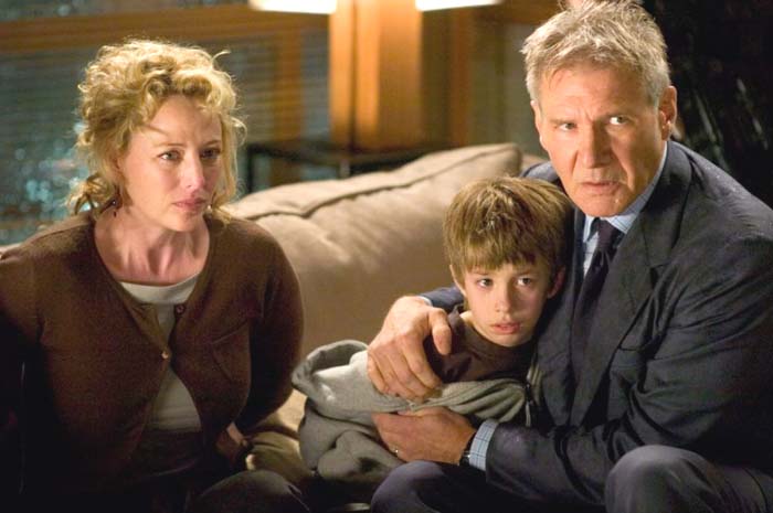 Virginia Madsen, Harrison Ford and Jimmy Bennett in Warner Bros.' Firewall (2006)