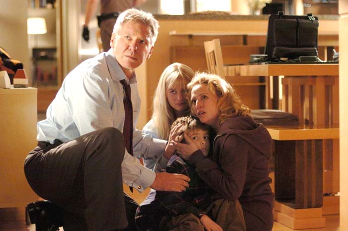 Harrison Ford, Carly Schroeder, Jimmy Bennett and Virginia Madsen in Warner Bros.' Firewall (2006)