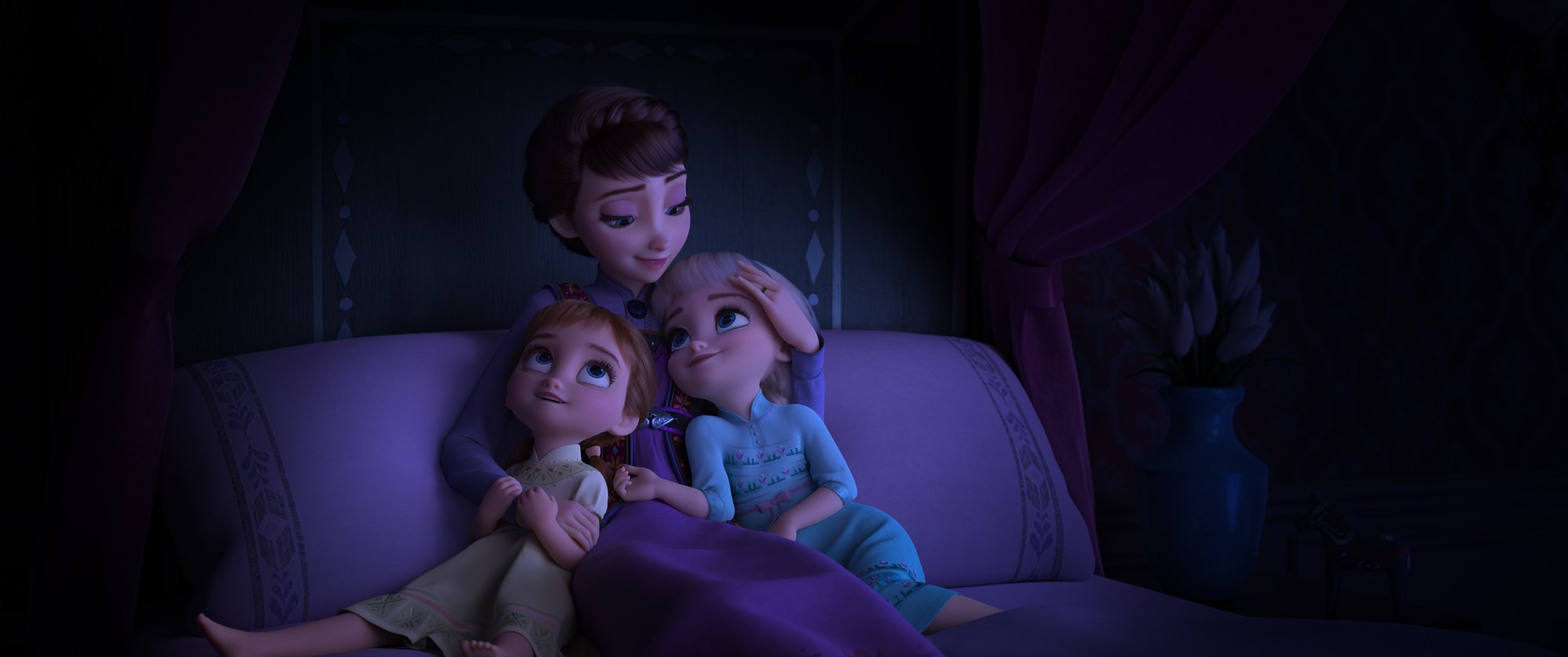 Young Anna, Iduna and Young Elsa from Walt Disney Pictures' Frozen II (2019)
