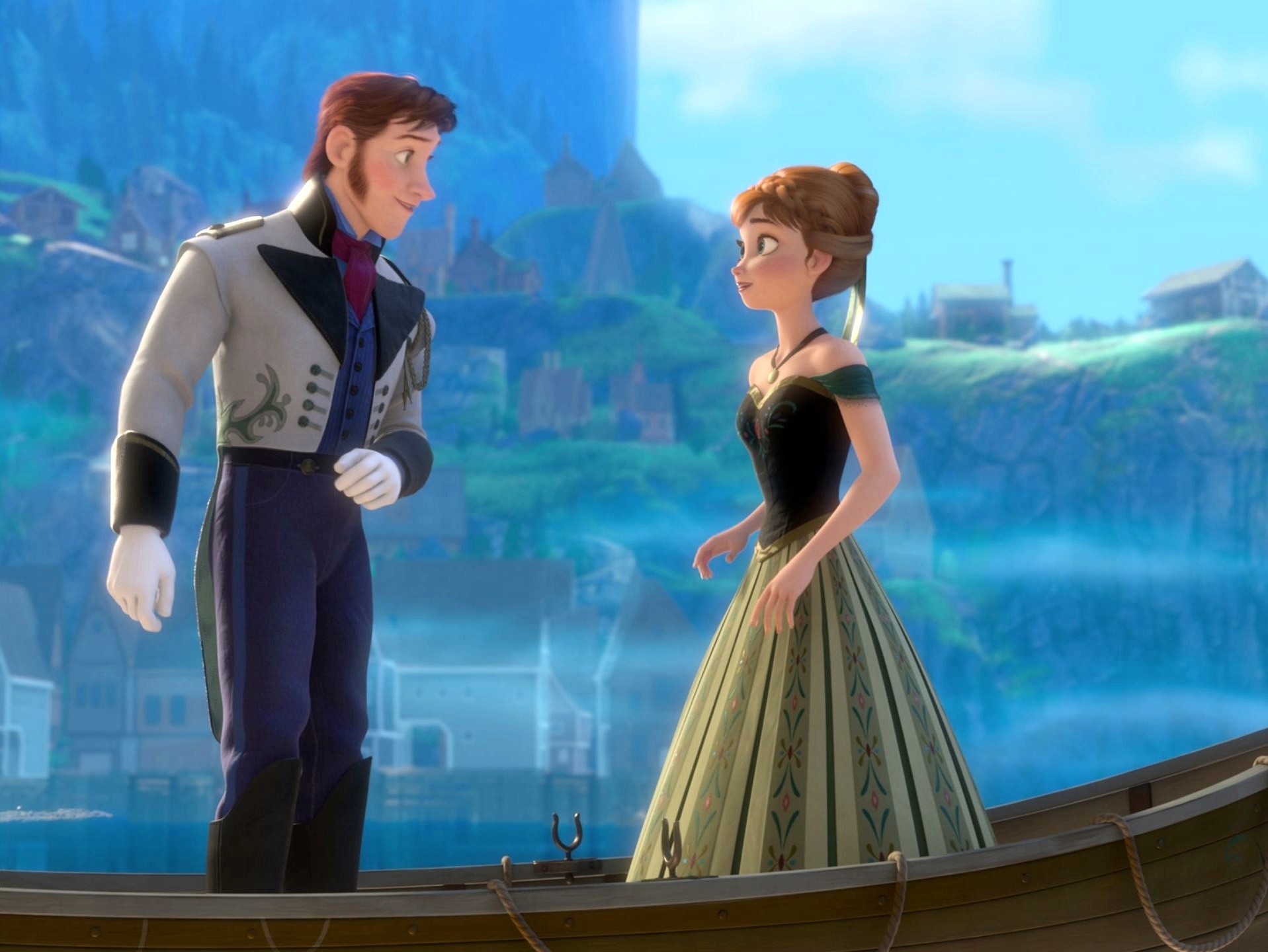 Prince Hans and Anna from Walt Disney Pictures' Frozen (2013)
