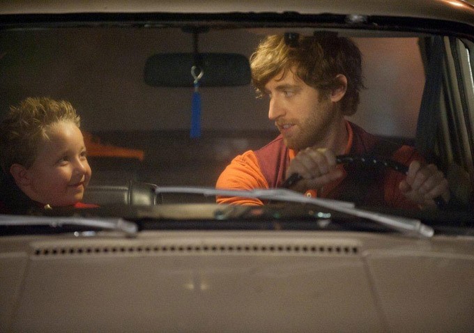 Jackson Nicoll stars as Albert and Thomas Middleditch stars as Fuzzy in Paramount Pictures' Fun Size (2012)