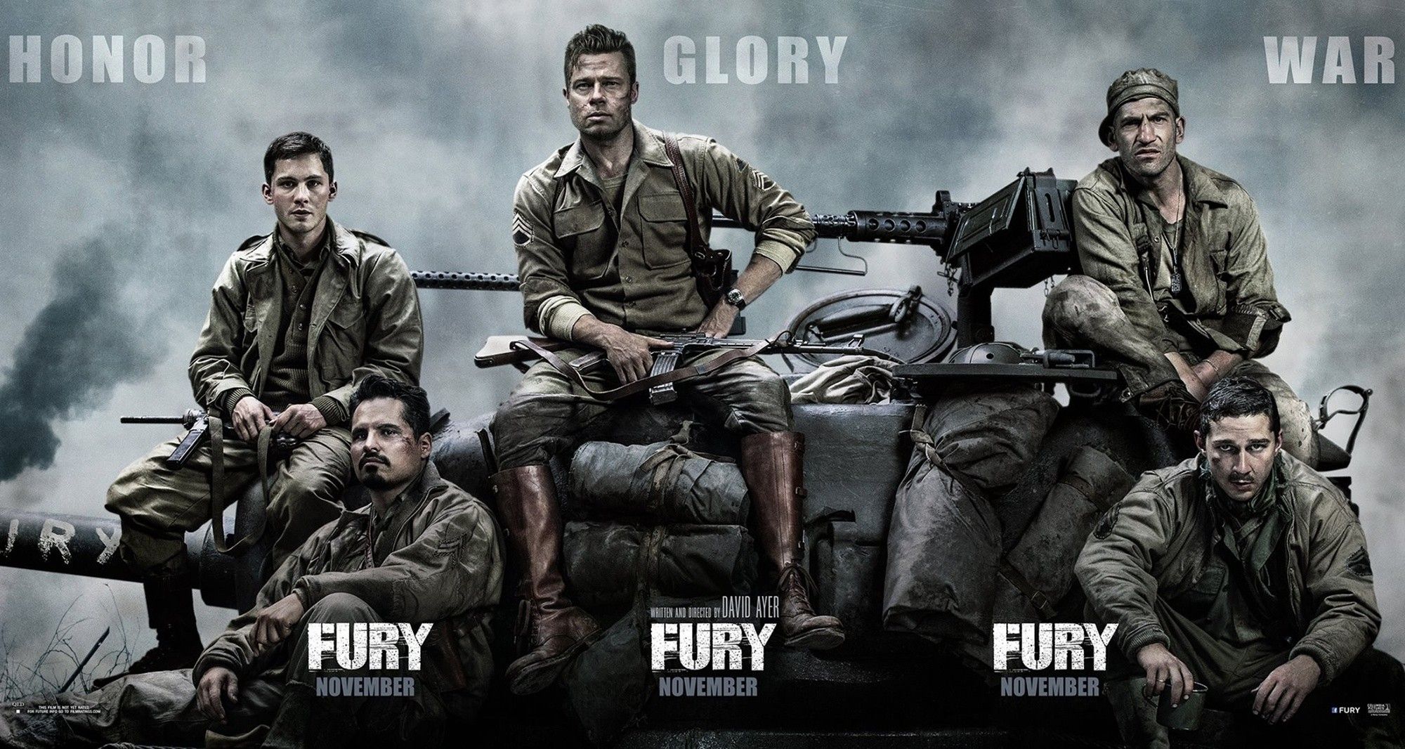 Poster of Columbia Pictures' Fury (2014)