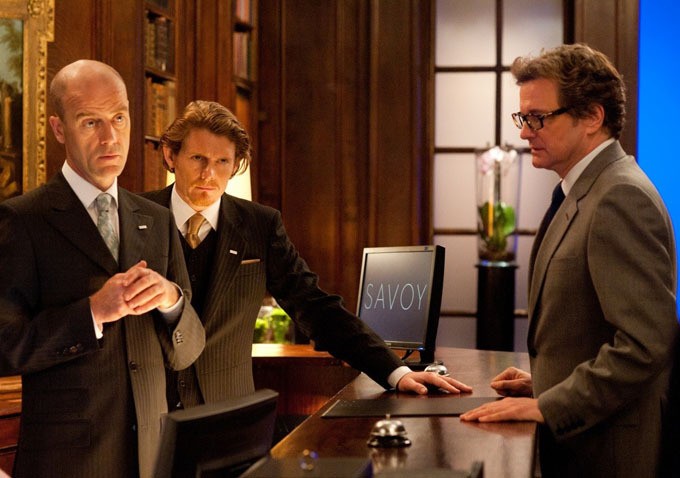 Stanley Tucci stars as Martin Zaidenweber and Colin Firth stars as Harry Deane in CBS Films' Gambit (2014)