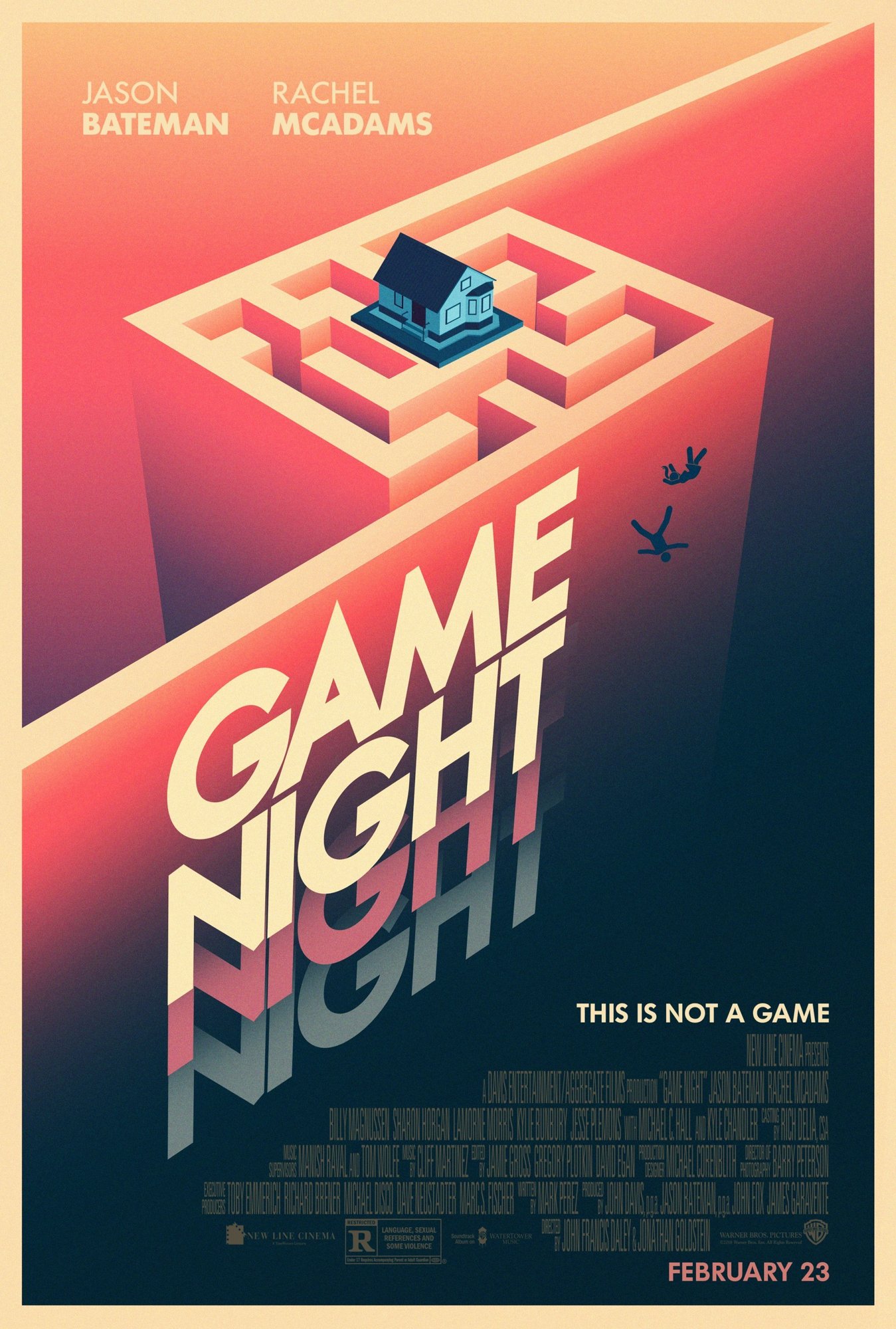 Poster of Warner Bros. Pictures' Game Night (2018)