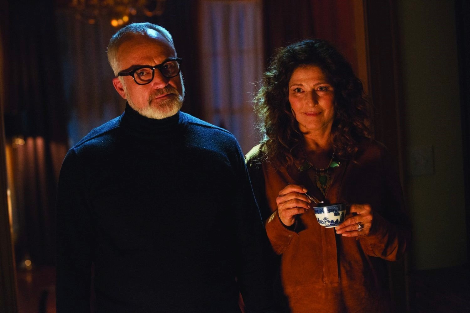 Bradley Whitford stars as Dean and Catherine Keener stars as Missy in Universal Pictures' Get Out (2017)