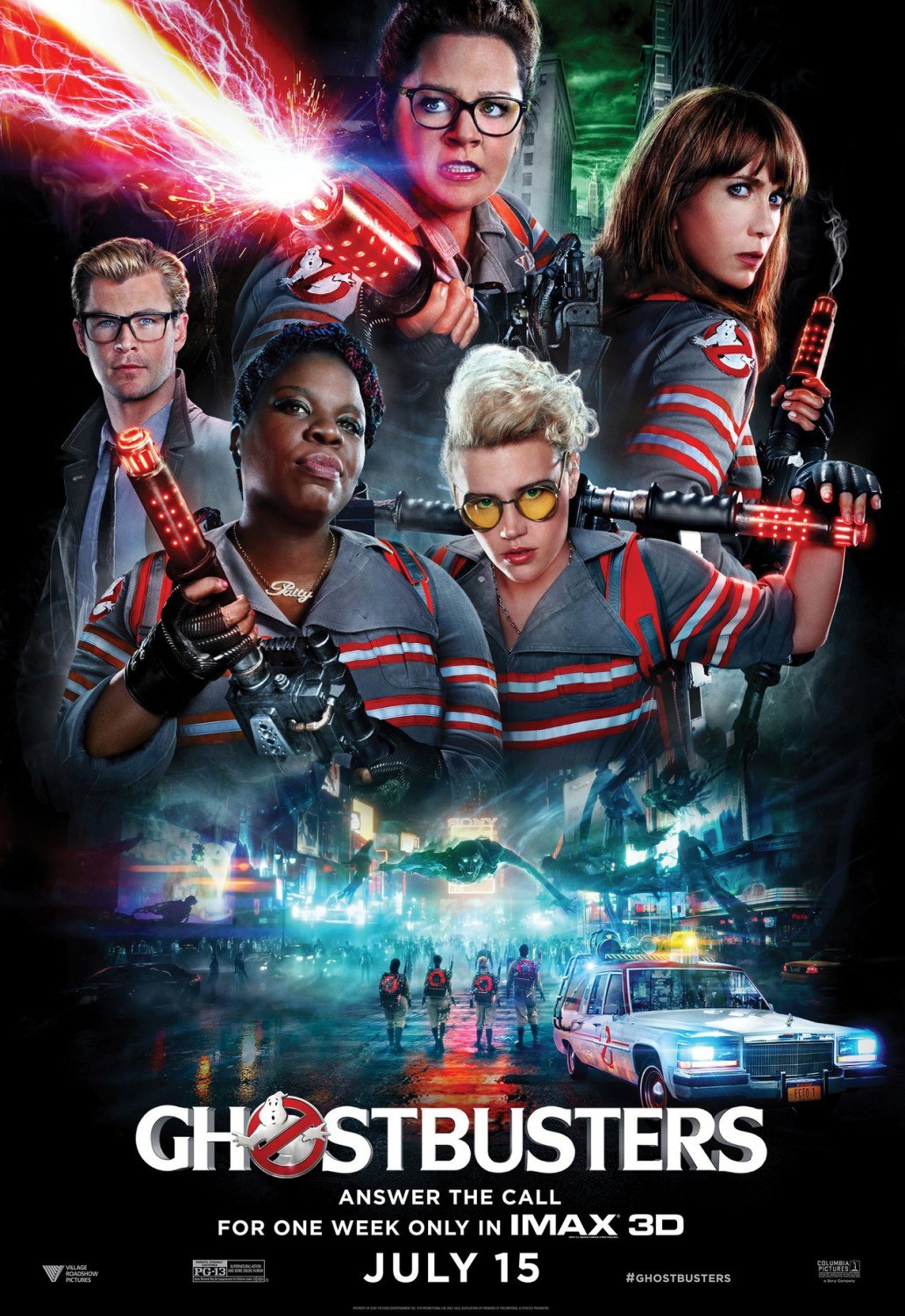 Poster of Columbia Pictures' Ghostbusters (2016)