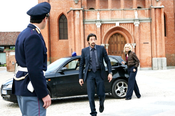 Adrien Brody stars as Inspector Enzo Avolfi and Emmanuelle Seigner stars as Linda in Maya Entertainment's Giallo (2009)