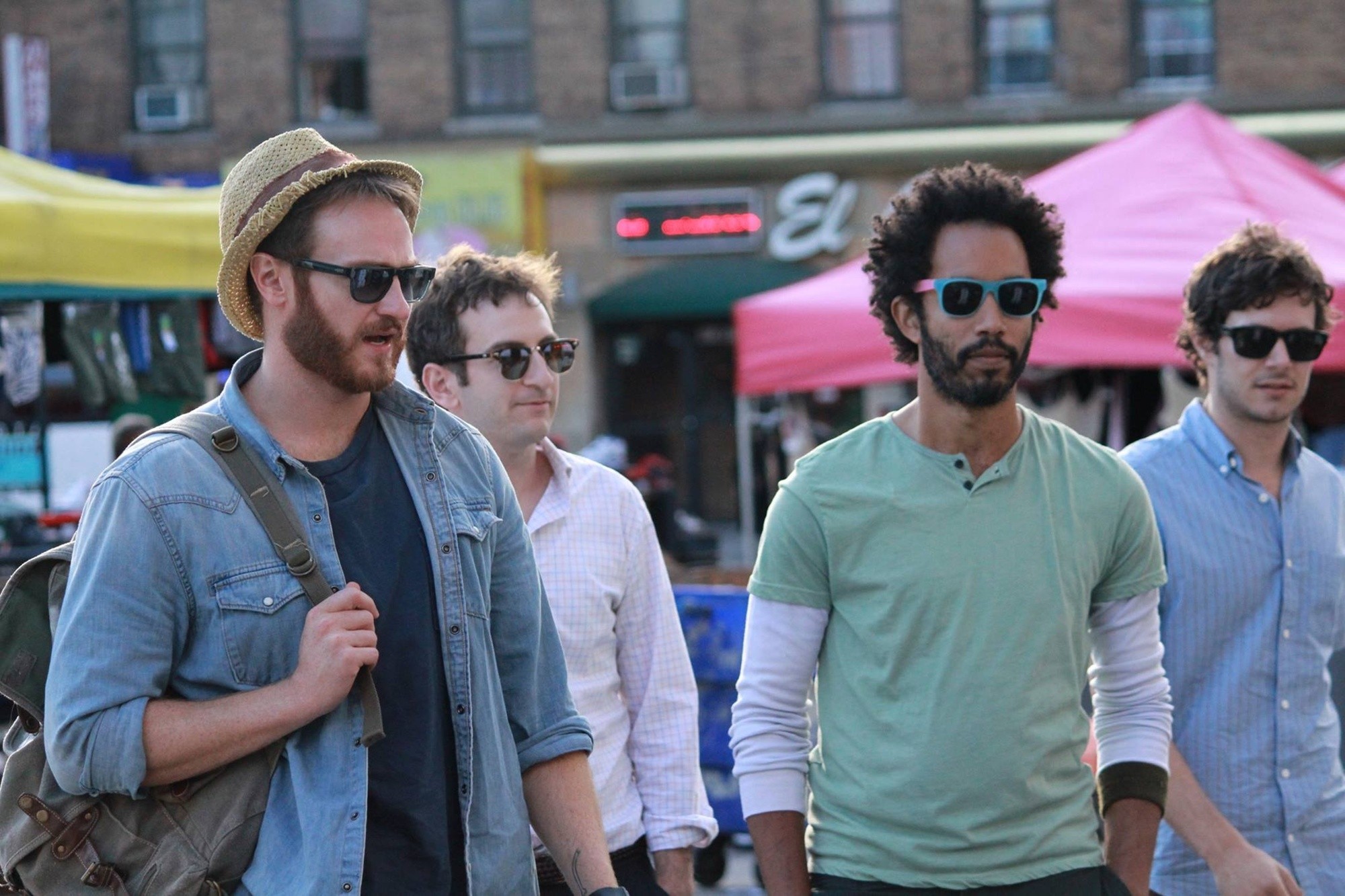 Josh Lawson, Danny Jacobs, Wyatt Cenac and Adam Brody in Entertainment One Films' Growing Up and Other Lies (2015)