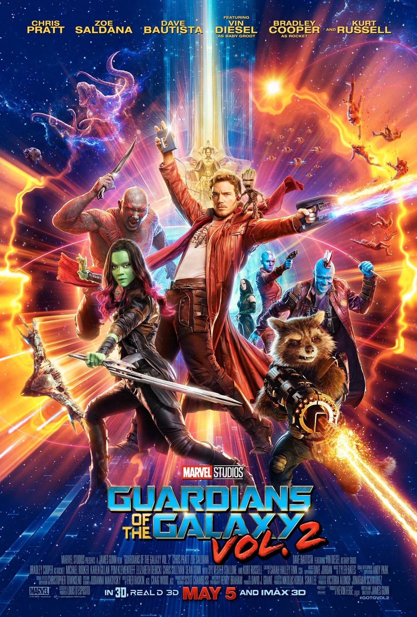 Poster of Walt Disney Pictures' Guardians of the Galaxy Vol. 2 (2017)
