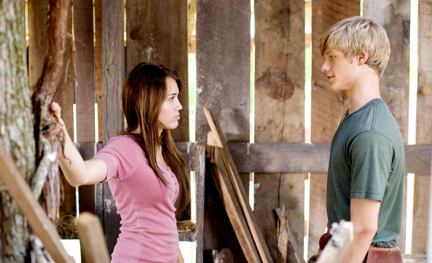 Miley Cyrus stars as Hannah Montana / Miley Stewart and Lucas Till stars as Travis Brody in Walt Disney Pictures' Hannah Montana: The Movie (2009)