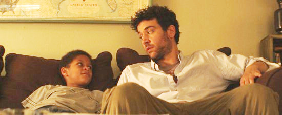 Michael Algieri stars as Rasheen and Josh Radnor stars as Sam in Anchor Bay Films' HappyThankYouMorePlease (2010)