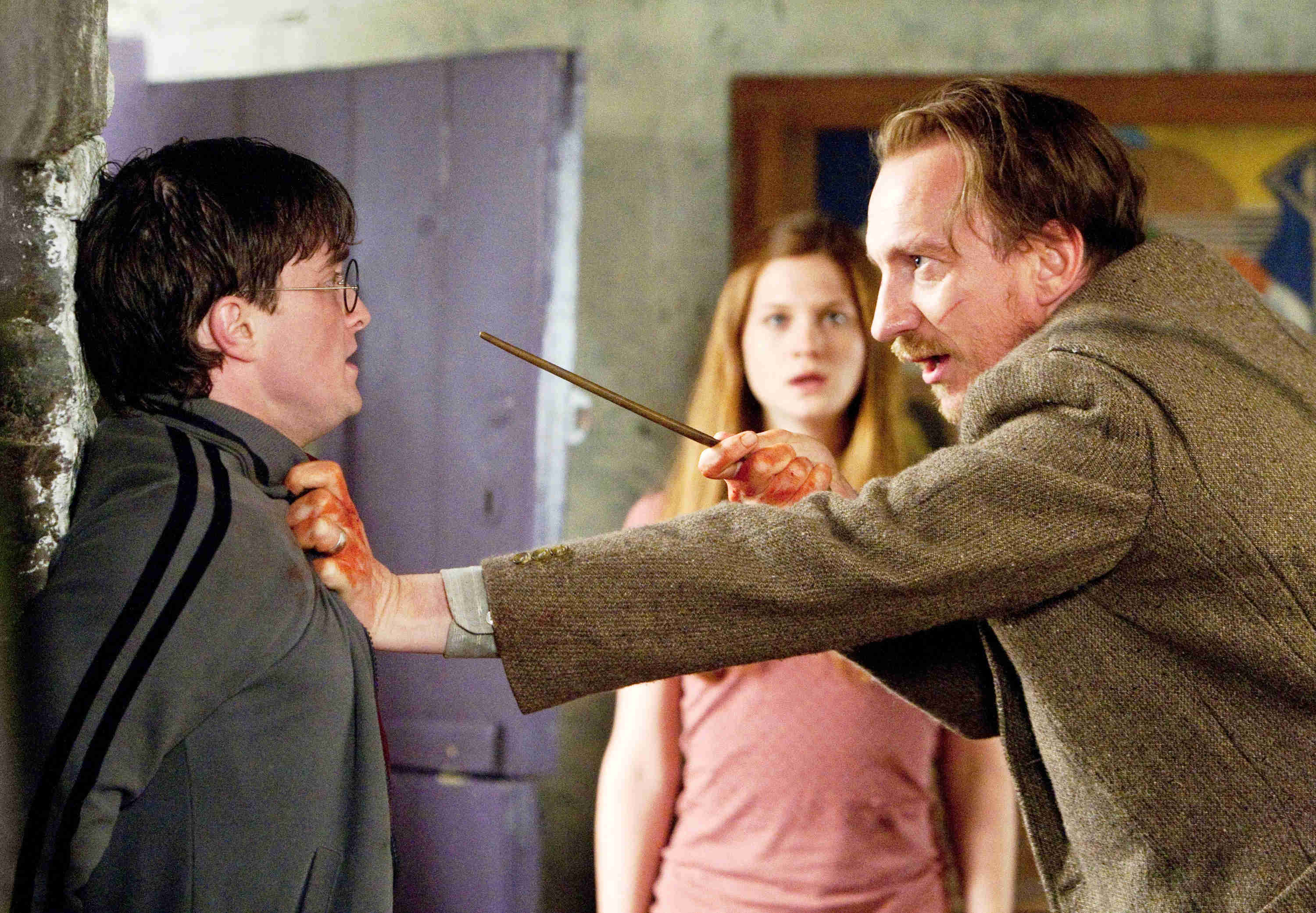 Daniel Radcliffe, David Thewlis and Bonnie Wright in Warner Bros. Pictures' Harry Potter and the Deathly Hallows: Part I (2010)