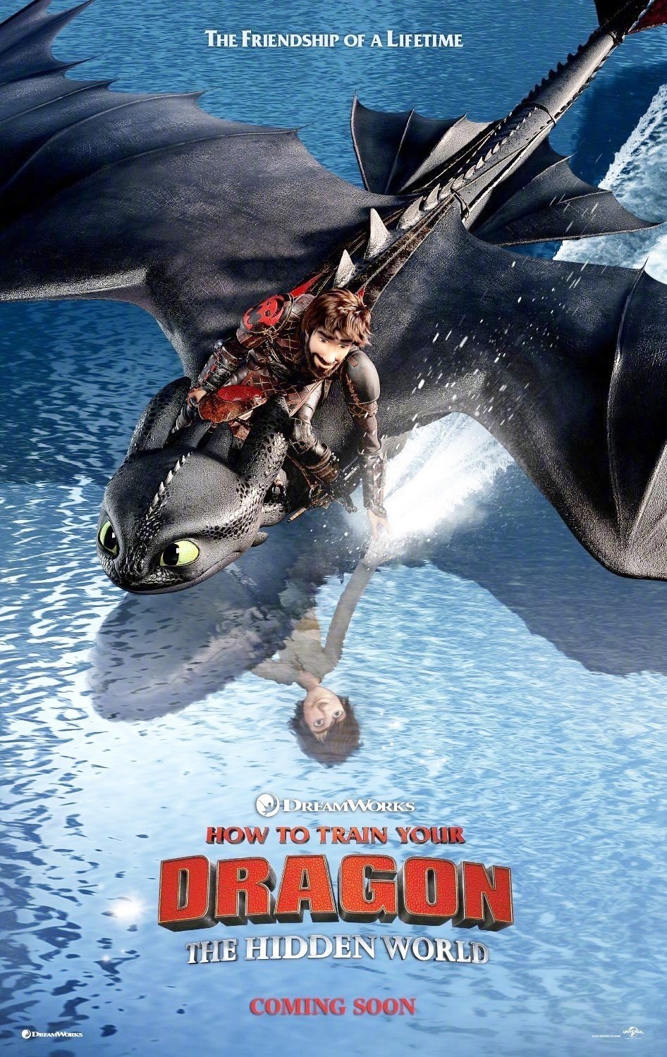 Poster of Universal Pictures' How to Train Your Dragon: The Hidden World (2019)