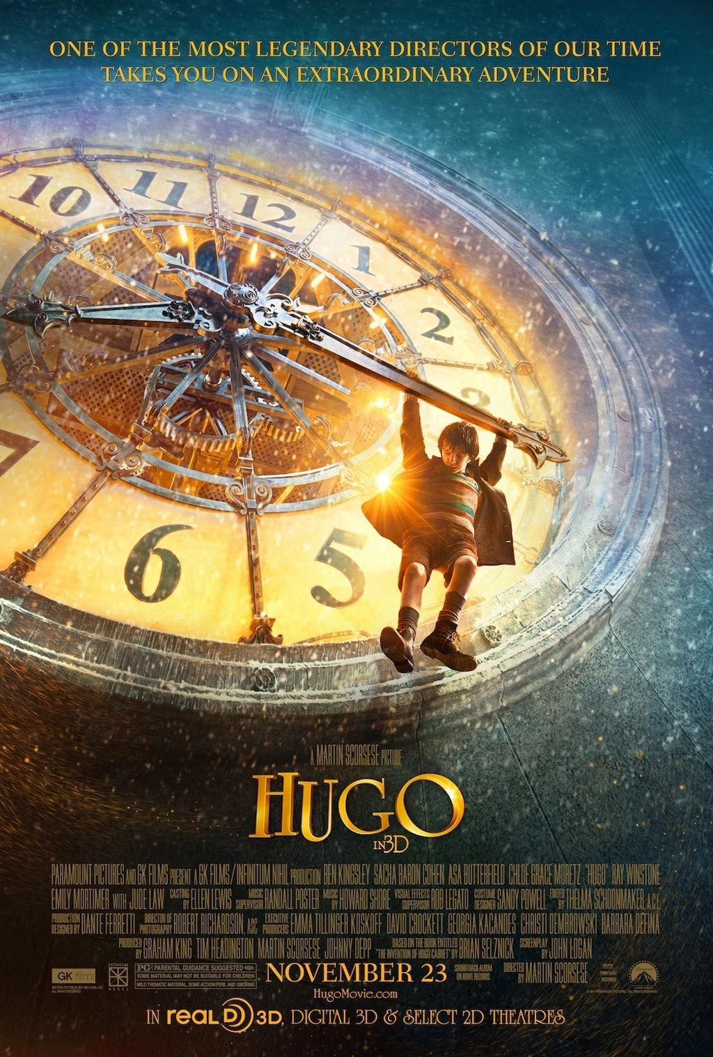 Poster of Paramount Pictures' Hugo (2011)