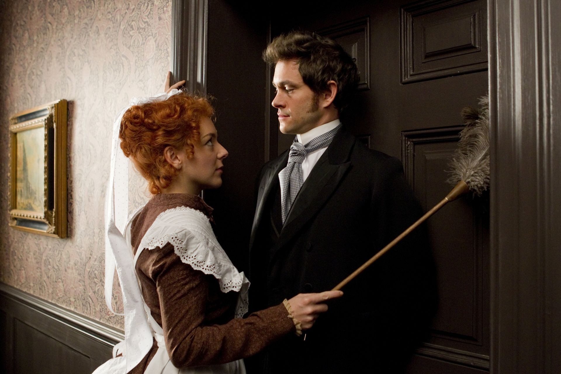 Sheridan Smith stars as Molly the Lolly and Hugh Dancy stars as Dr. Mortimer Granville in Sony Pictures Classics' Hysteria (2012). Photo credit by Ricardo Vaz Palma.