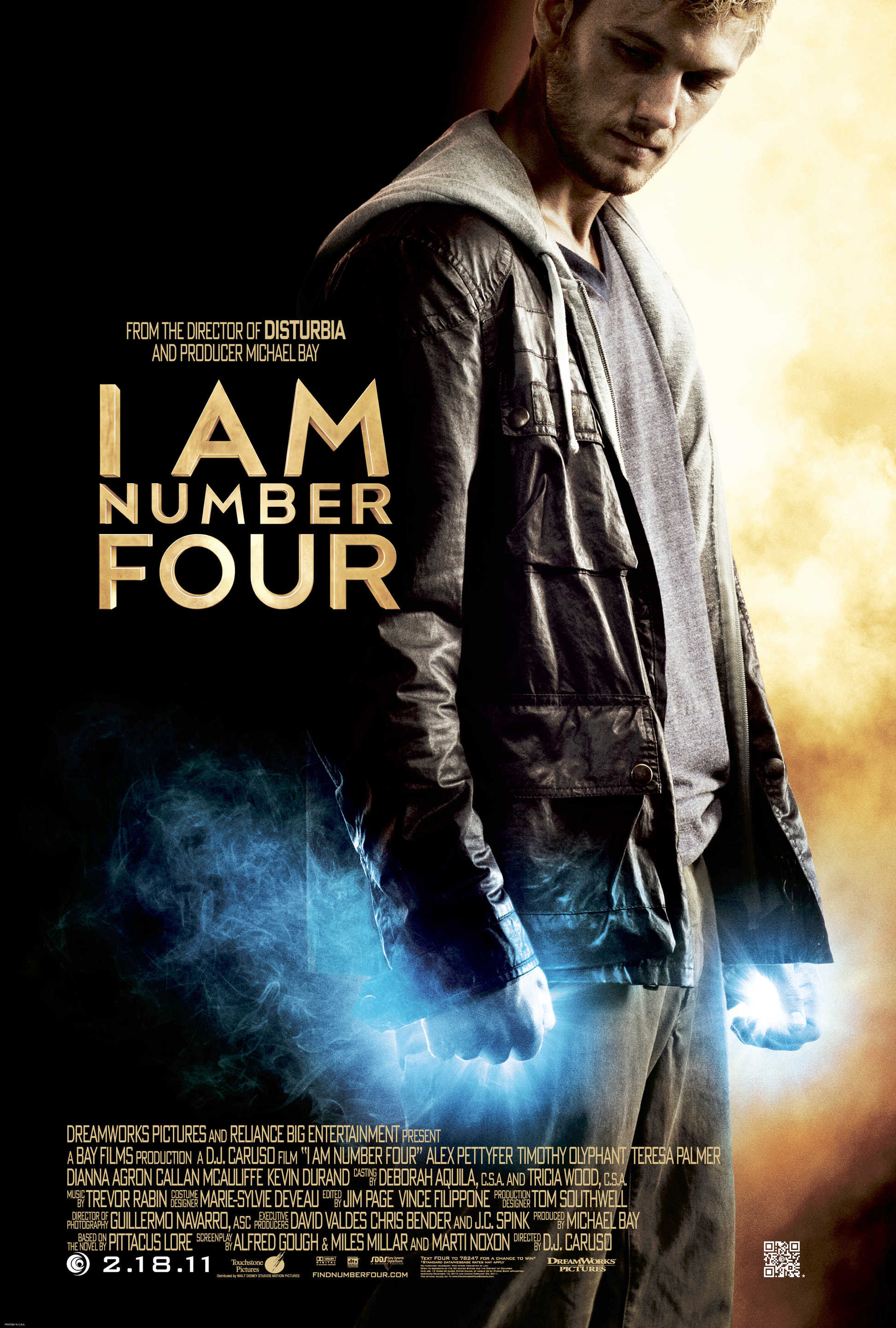 Poster of DreamWorks Pictures' I am Number Four (2011)
