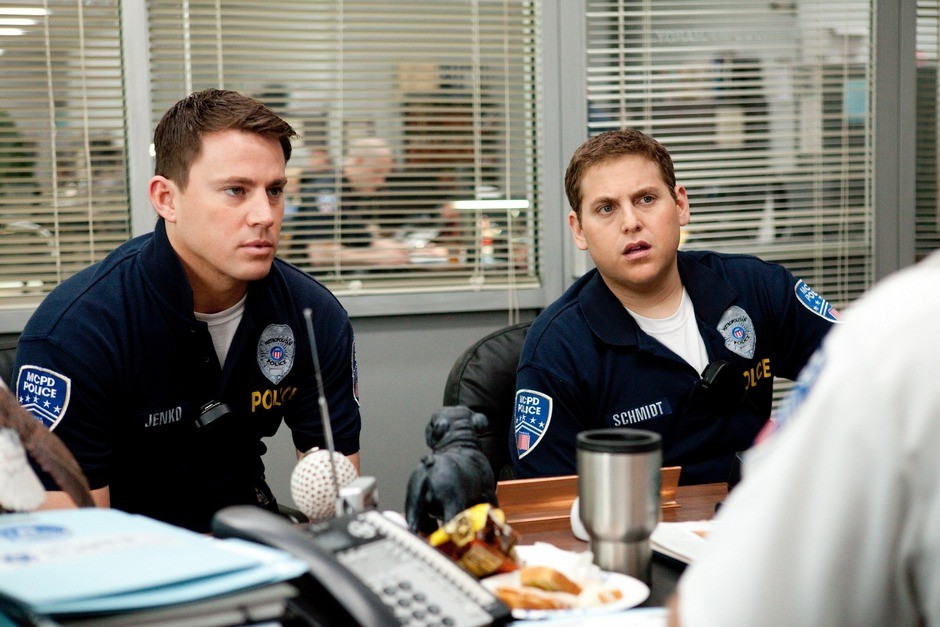 Channing Tatum stars as Jenko and Jonah Hill stars as Schmidt  in Columbia Pictures' 21 Jump Street (2012)