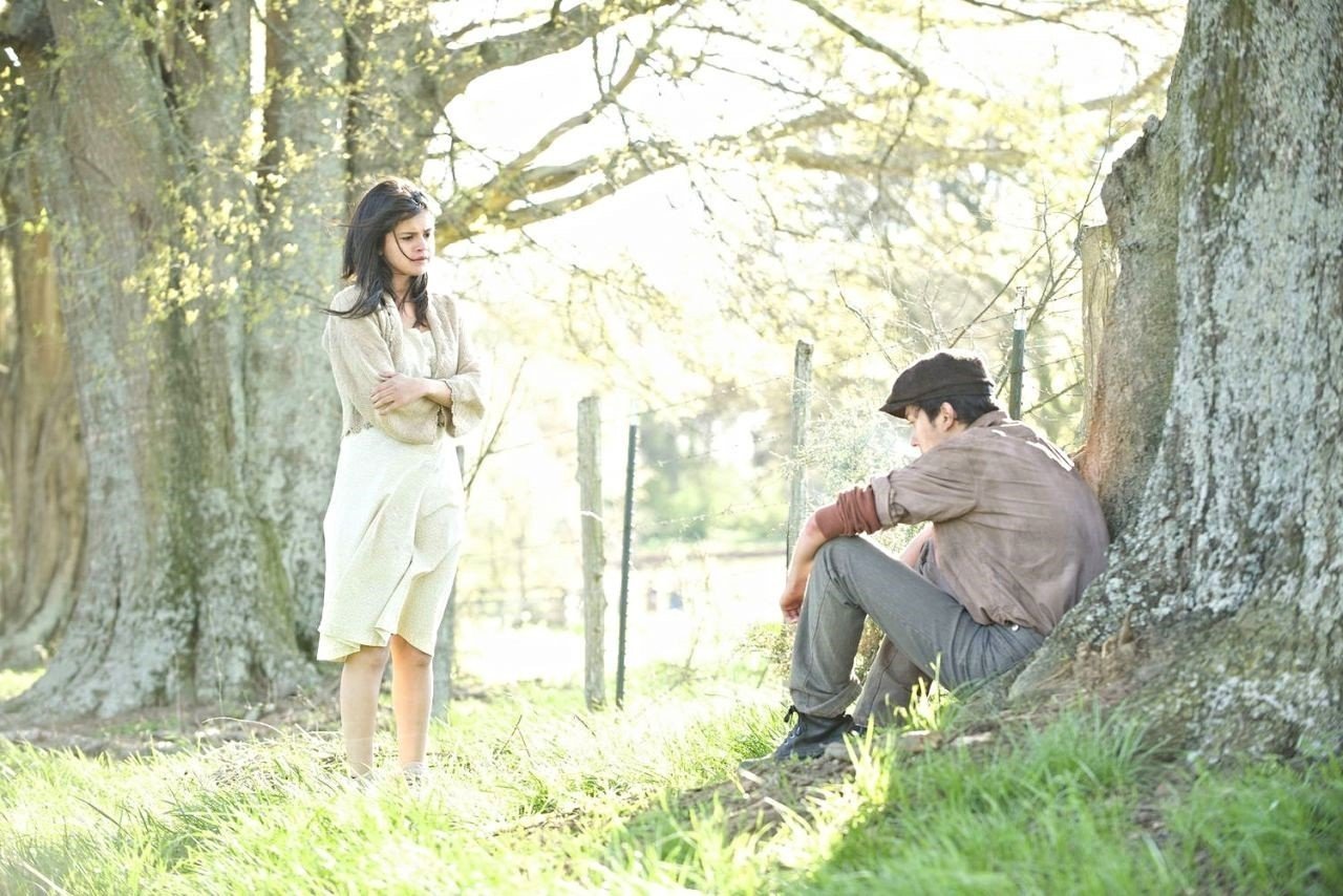 Selena Gomez stars as Lisa and Nat Wolff stars as Jim in Momentum Pictures' In Dubious Battle (2017)
