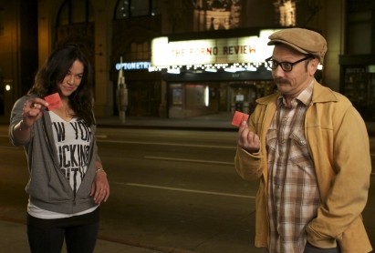 Michelle Rodriguez stars as Harriet and Rob Schneider stars as J.D./Psychologist in Freestyle Releasing' InAPPropriate Comedy (2013)