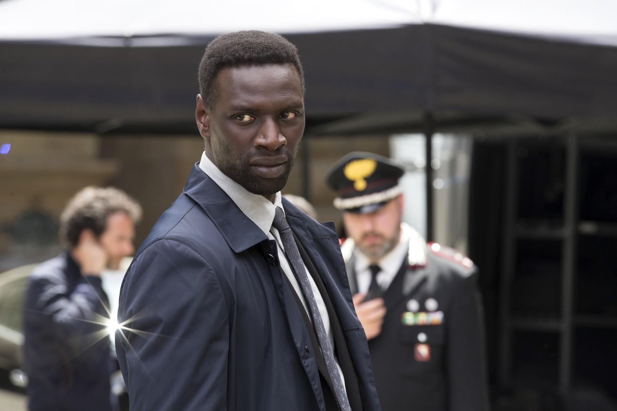Omar Sy stars as Christoph Bruder in Columbia Pictures' Inferno (2016)