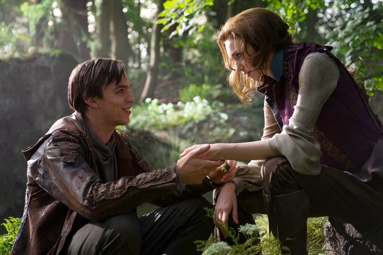 Nicholas Hoult stars as Jack and Eleanor Tomlinson stars as Princess Isabelle in Warner Bros. Pictures' Jack the Giant Slayer (2013)