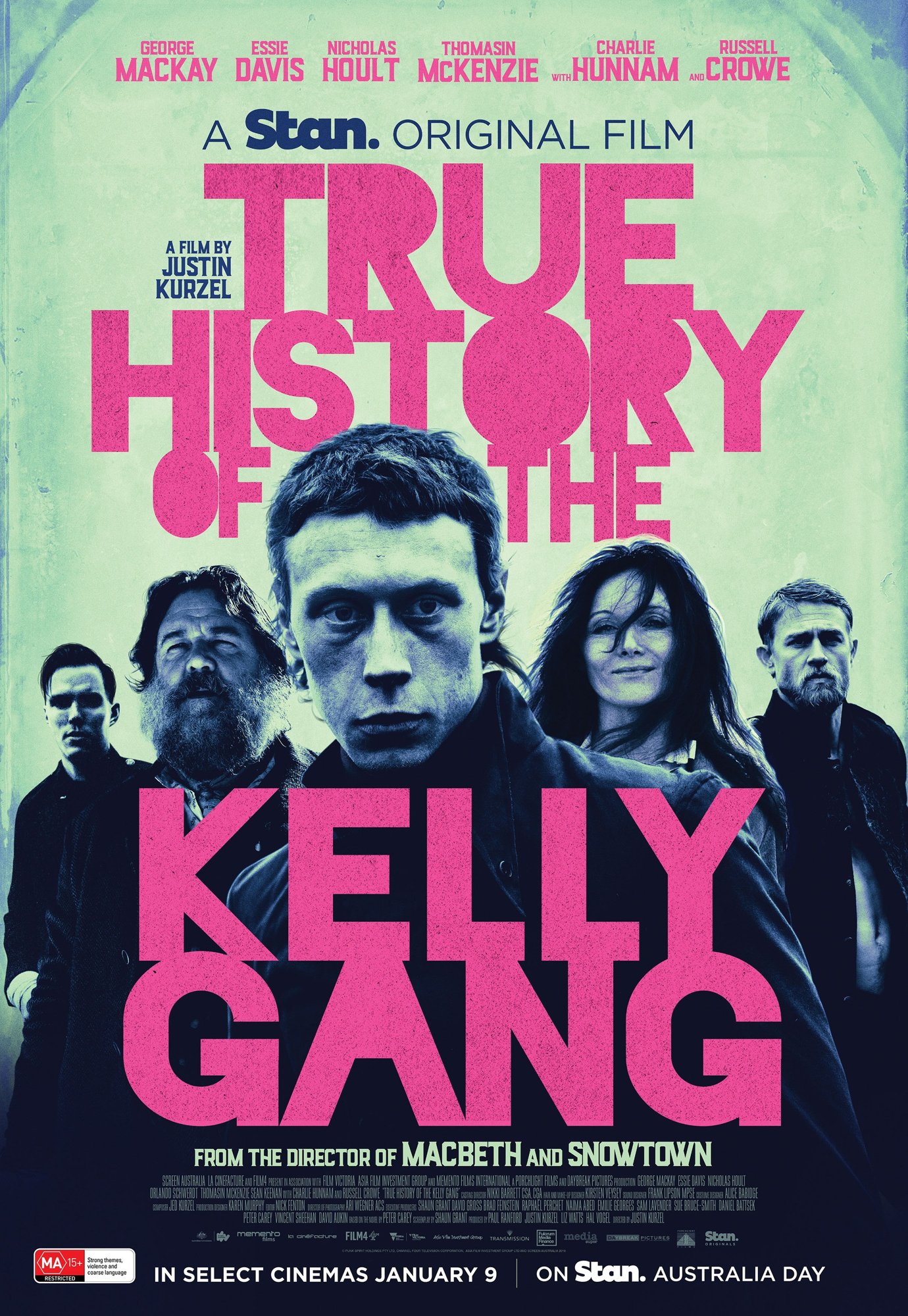 Poster of IFC Films' True History of the Kelly Gang (2020)