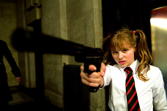 Chloe Moretz stars as Hit Girl/Mindy Macready in Lionsgate Films' Kick-Ass (2010)