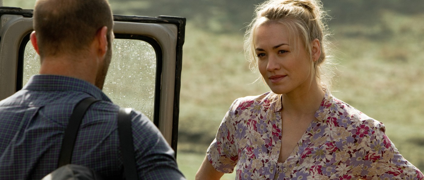 Jason Statham stars as Danny Bryce and Yvonne Strahovski stars as Anne in Open Road Films' Killer Elite (2011)