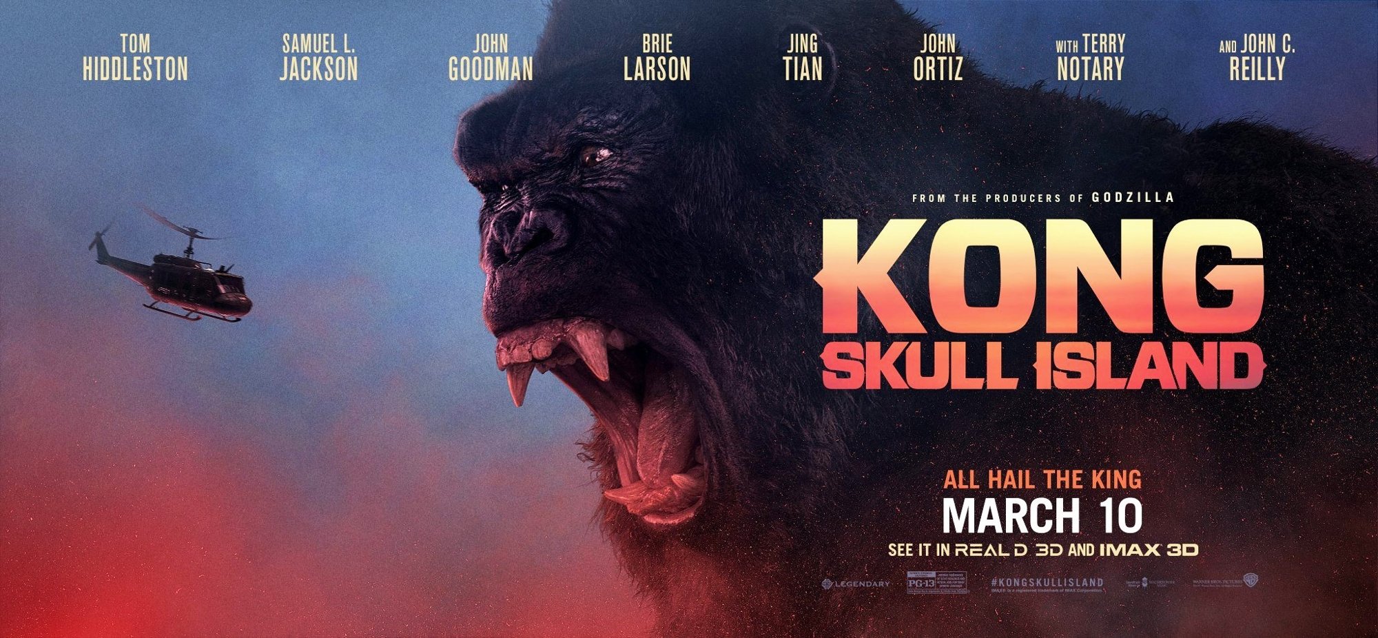 Poster of Warner Bros. Pictures' Kong: Skull Island (2017)