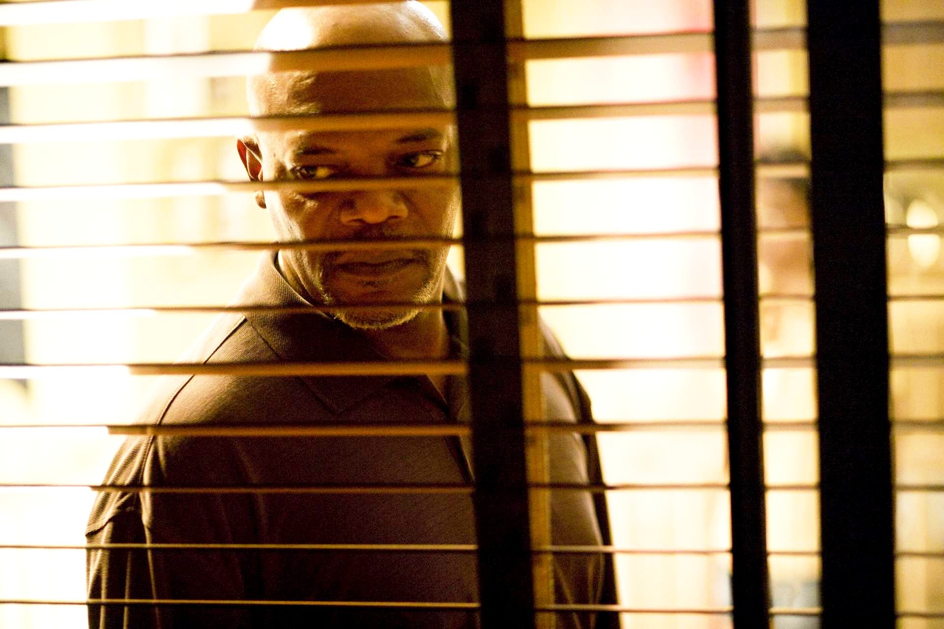 Samuel L. Jackson stars as Abel Turner in Screen Gems' Lakeview Terrace (2008). Photo credit by Chuck Zlotnick.