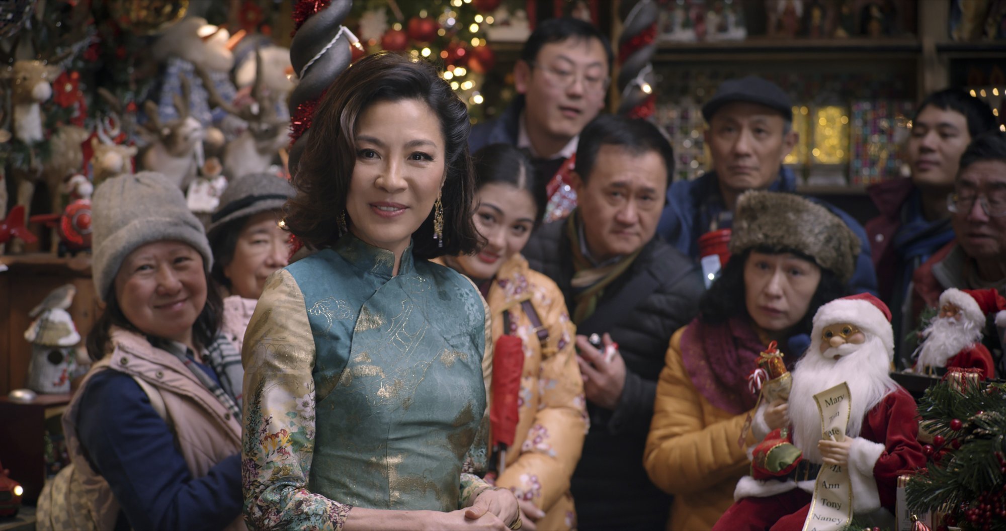 Michelle Yeoh stars as Santa in Universal Pictures' Last Christmas (2019)
