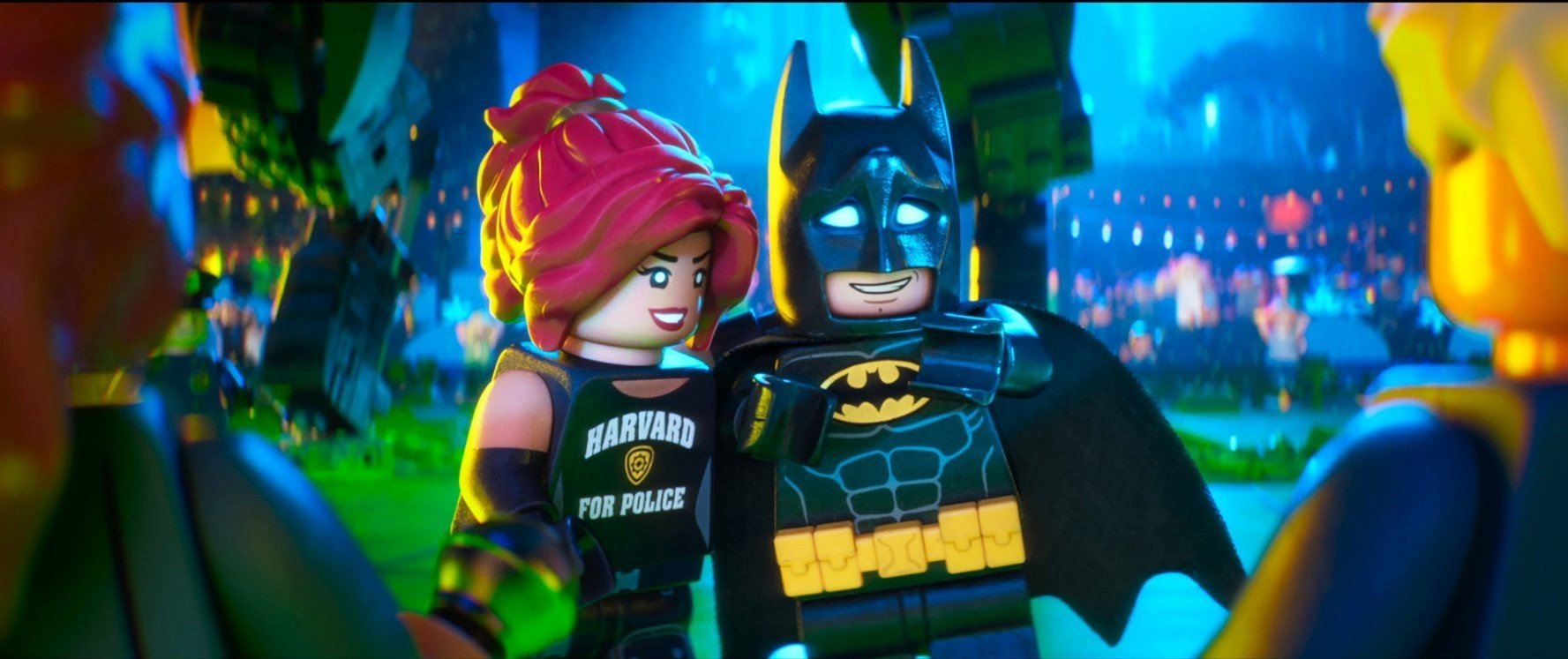 Batgirl/Barbara Gordon and Batman/Bruce Wayne from Warner Bros. Pictures' The Lego Batman Movie (2017)