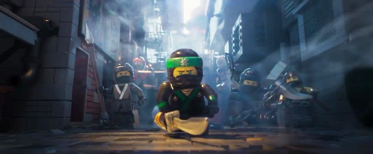 Nya, Kai, Lloyd, Zane, Cole and Jay from Warner Bros. Pictures' The Lego Ninjago Movie (2017)
