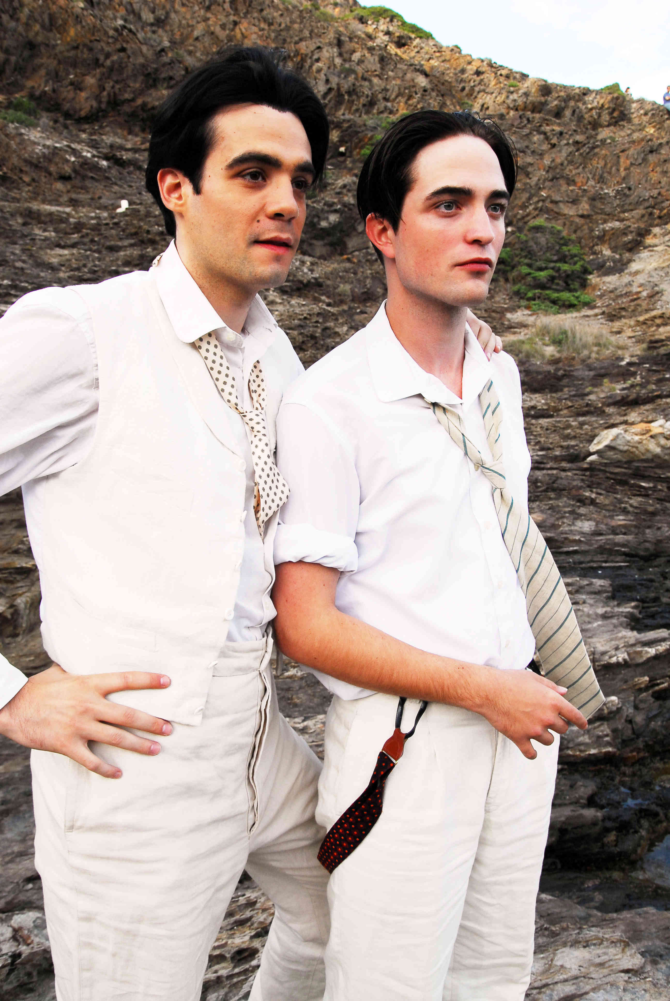 Javier Beltran stars as Federico Garcia Lorca and Robert Pattinson stars as Salvador Dali in Regent Releasing's Little Ashes (2009)