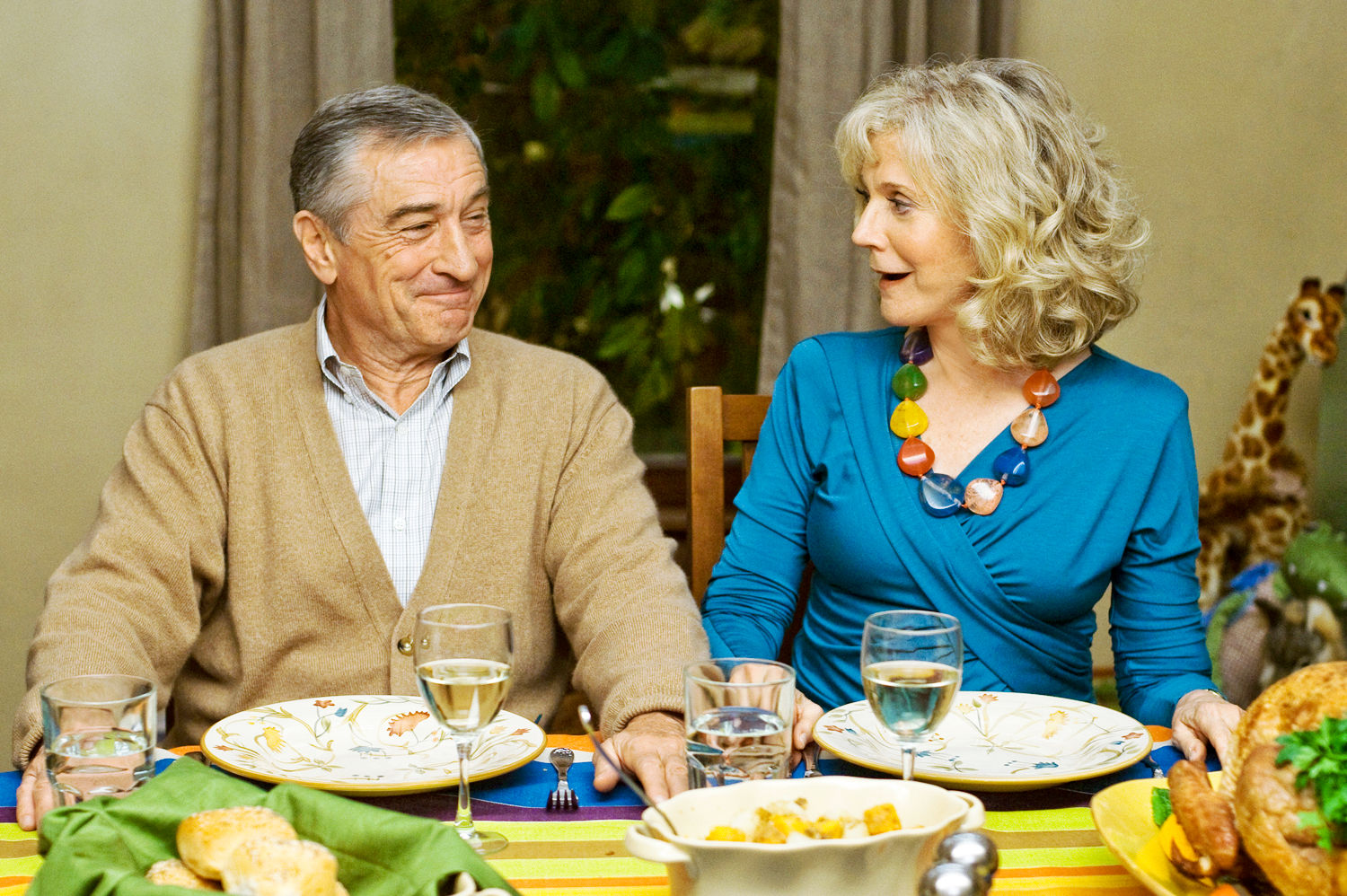Robert De Niro stars as Jack Byrnes and Blythe Danner stars as Dina Byrnes in Universal Pictures' Little Fockers (2010)