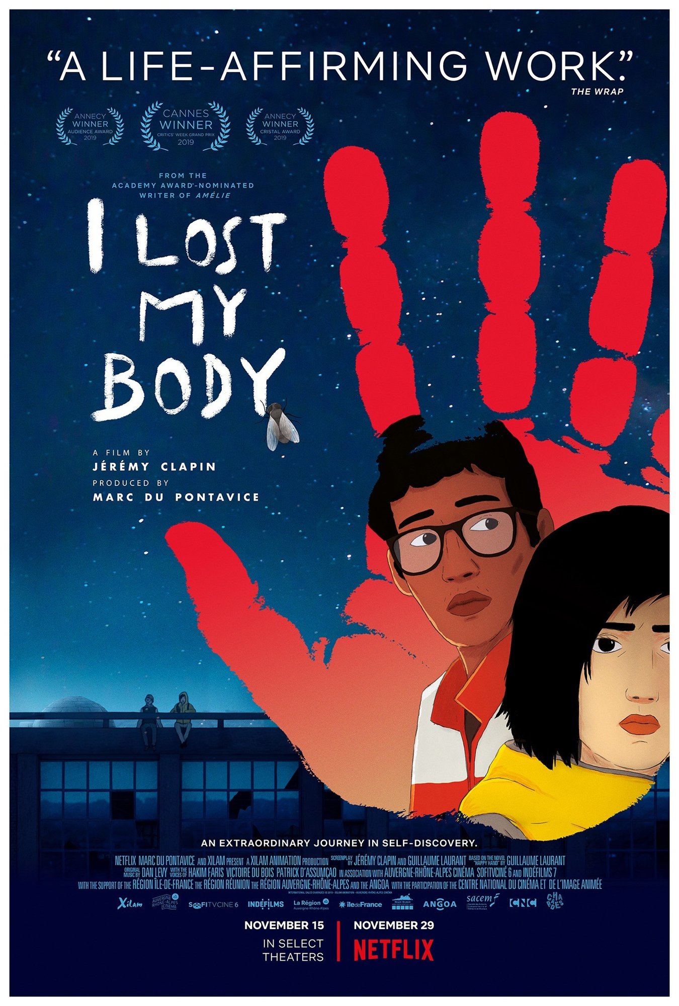 Poster of Netflix's I Lost My Body (2019)