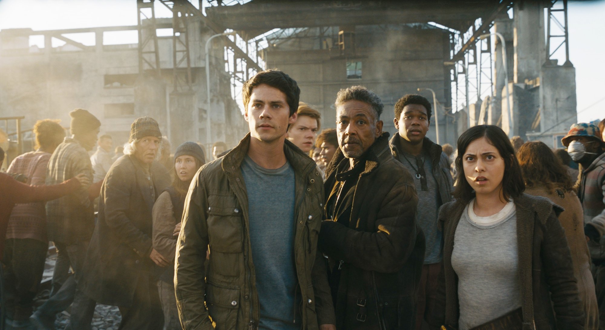 Dylan O'Brien, Thomas Sangster, Giancarlo Esposito, Dexter Darden and Rosa Salazar in 20th Century Fox's Maze Runner: The Death Cure (2018)