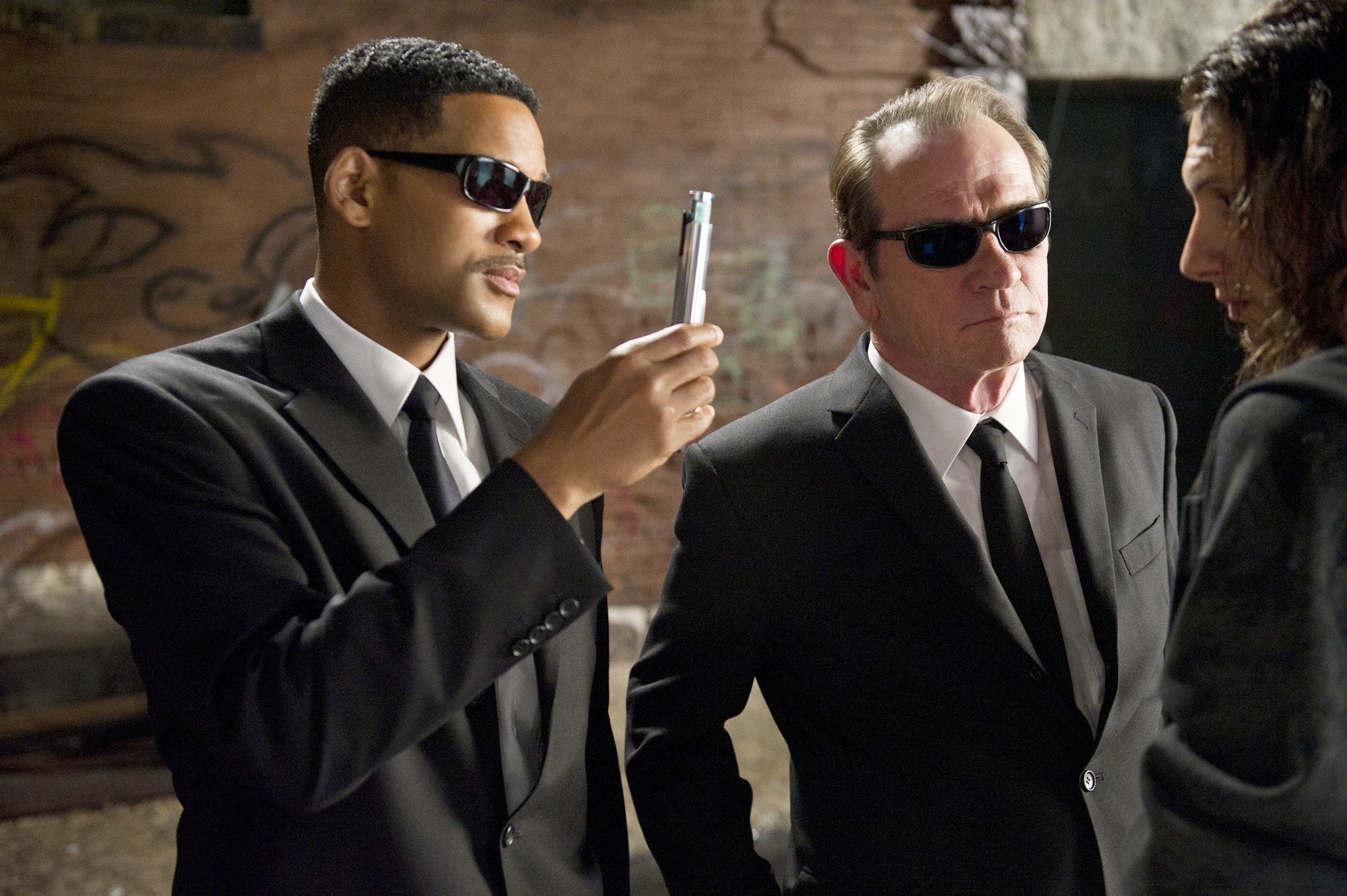 Will Smith stars as Agent J and Tommy Lee Jones stars as Agent K in Columbia Pictures' Men in Black 3 (2012)