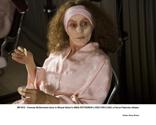Frances McDormand as Miss Pettigrew in Focus Features' MISS PETTIGREW LIVES FOR A DAY (2008)