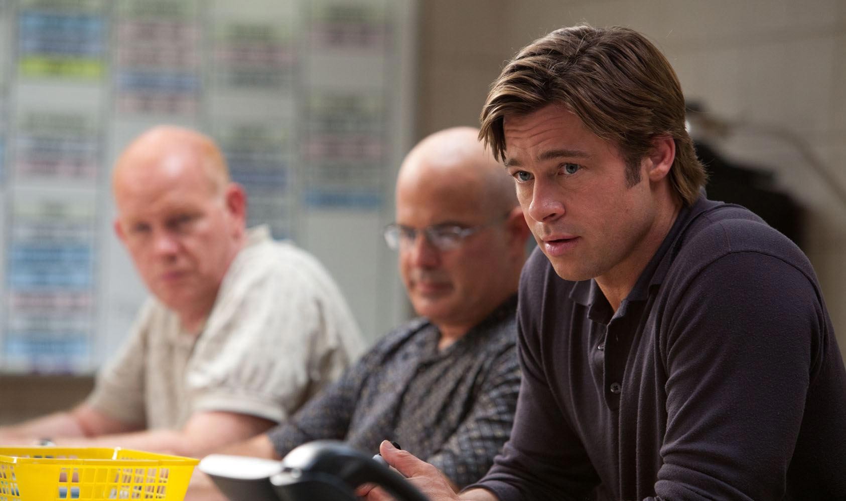 Brad Pitt stars as Billy Beane in Columbia Pictures' Moneyball (2011)