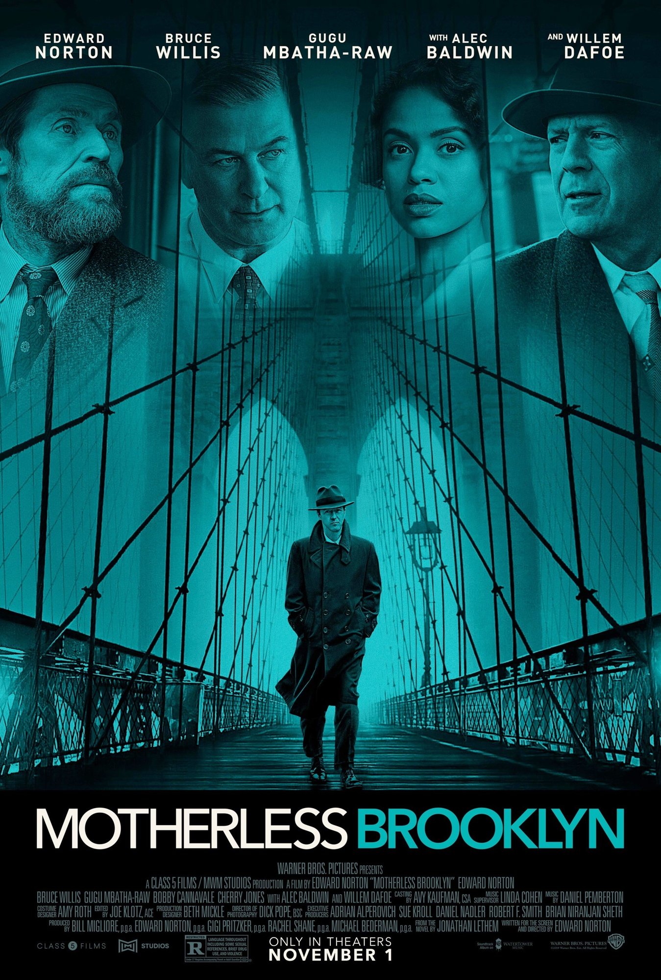 Poster of Warner Bros. Pictures' Motherless Brooklyn (2019)
