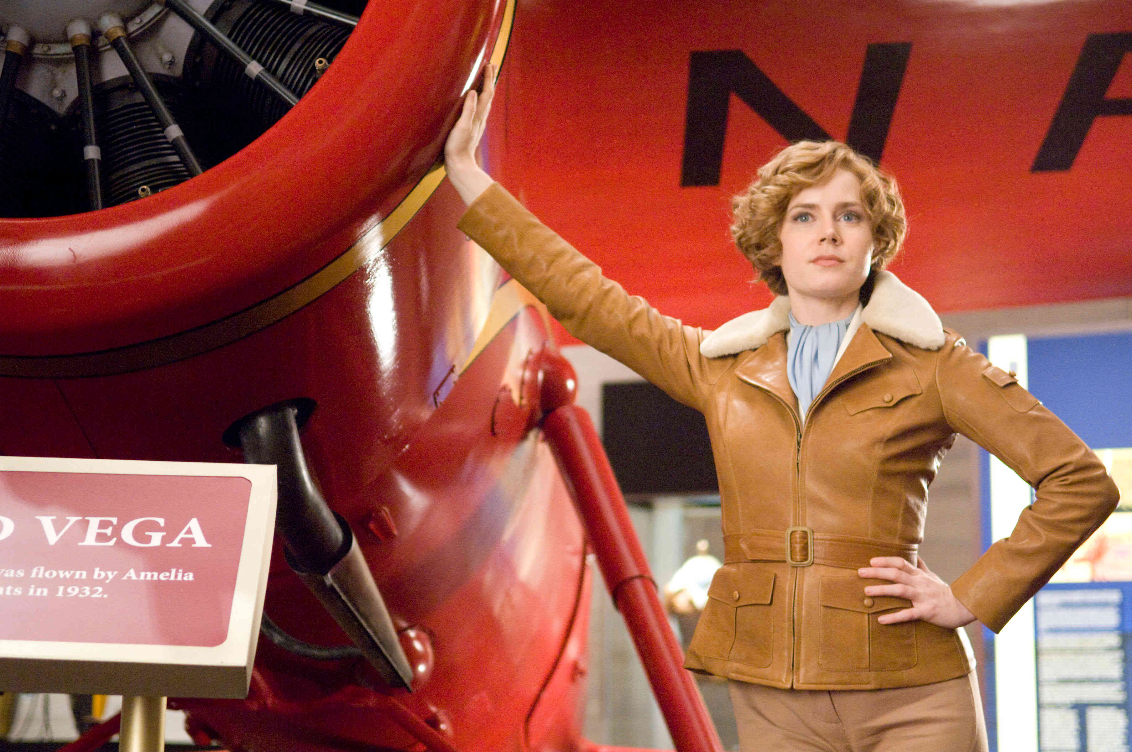 Amy Adams stars as Amelia Earhart in 20th Century Fox's Night at the Museum 2: Battle of the Smithsonian (2009)