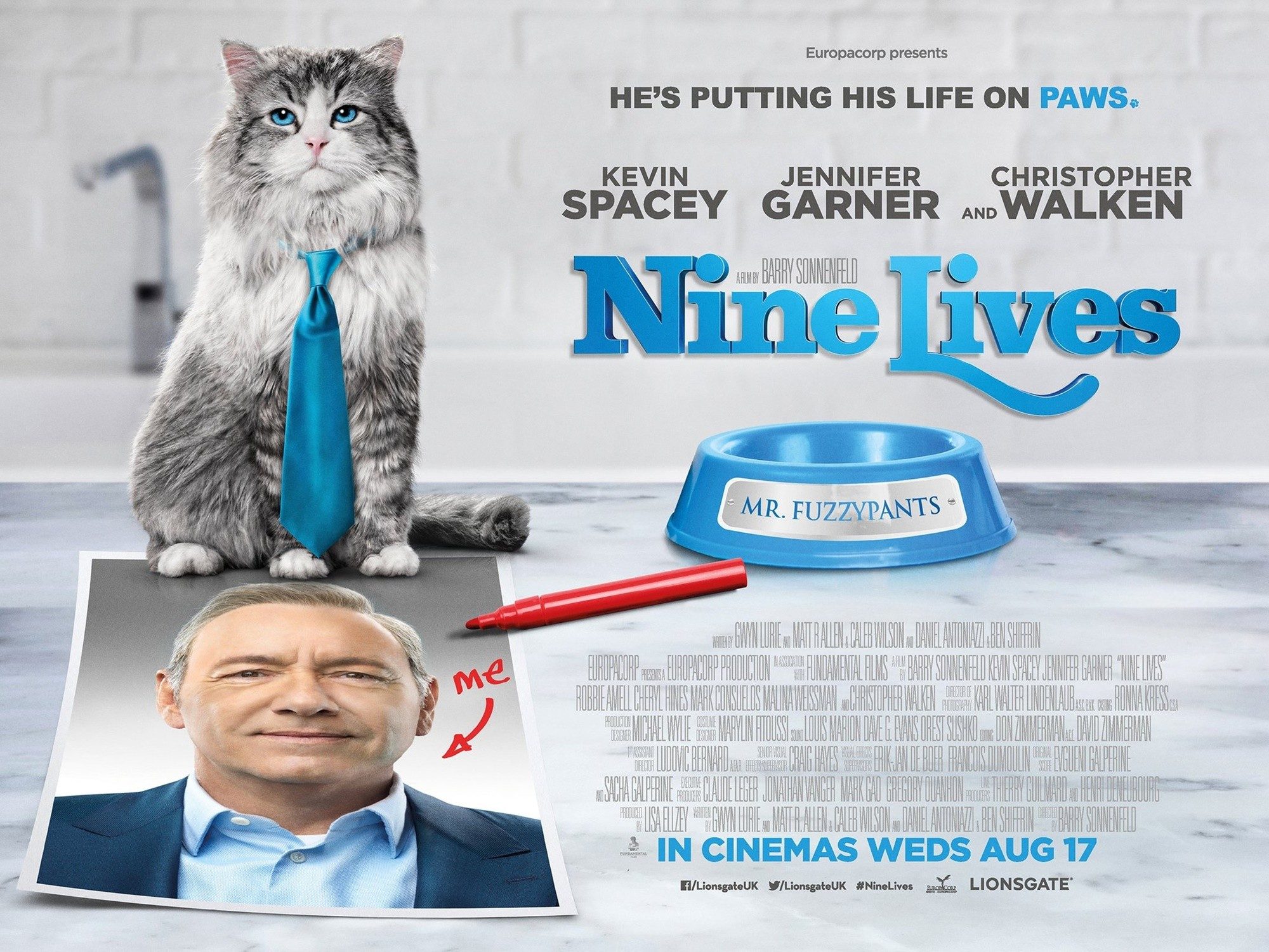 Poster of EuropaCorp's Nine Lives (2016)